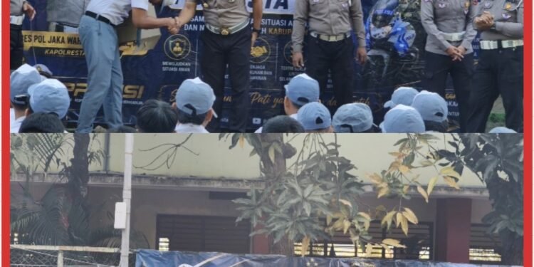 Satlantas Polresta Pati Edukasi Pelajar SMA 3 Pati, Cegah Tawuran dan Geng Motor