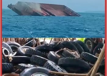 Misteri Muatan Tongkang Karimata: Ratusan Ban Diduga Berpindah Tangan, Bangkai Kapal Masih Terbengkalai