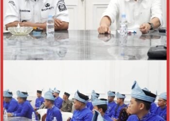 Bupati Syah Afandin Lepas 50 Kafilah MTQ Langkat, Target Pertahankan Tiga Besar Sumut
