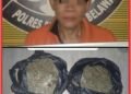 Sat Narkoba Polres Pelabuhan Belawan Tangkap Pengedar Ganja Asal Aceh, Sita 840 Gram Ganja Kering