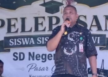 SDN 050711 Pasar Gunung Kelurahan Hinai Kiri Gelar Acara Pelepasan Siswa-Siswi Kelas Vl