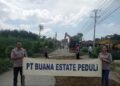 Demi Kelancaran Arus Transportasi, PT Buana Estate Cinta Raja Laksanakan Kegiatan Penimbunan Jalan Lintas Secanggang – Stabat 