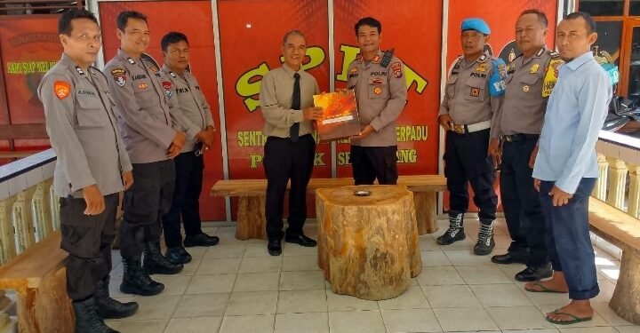 Kapolsek Secanggang Pimpin Giat Pelepasan Purna Tugas Personel 