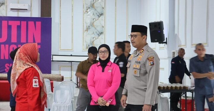 Kapolres Langkat Pimpin Donor Darah Hari Bhayangkara ke-80, Wujud Kepedulian Polri untuk Masyarakat