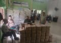 Personel Polsek Secanggang Laksanakan Patroli dan Monitoring Pembagian Bantuan Kepada Masyarakat