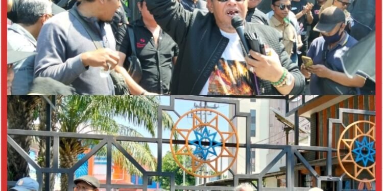 MAKI-GEMPAR Geruduk BPBD dan PUSDA Jatim Soroti Proyek Spillway Rp15,6 Miliar