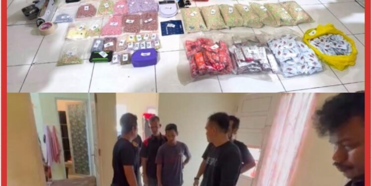 Gencar Brantas Narkoba, Gudang Narkoba Dibongkar Ditresnarkoba Polda Riau