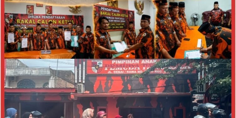 Diiringi Dukungan Solid Pengurus Ranting, Guntur Sahputra Resmi Daftar dan Jadi Calon Tunggal Ketua PAC Pemuda Pancasila Medan Denai