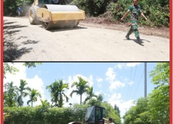 Jalan Diperlebar dan Diperkeras, Progres TMMD 129 Capai 93 Persen