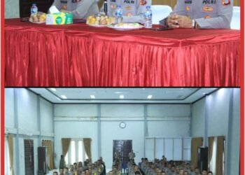 Kapolres Aceh Utara Buka Pelatihan Peningkatan Kemampuan Lima Fungsi Teknis Kepolisian