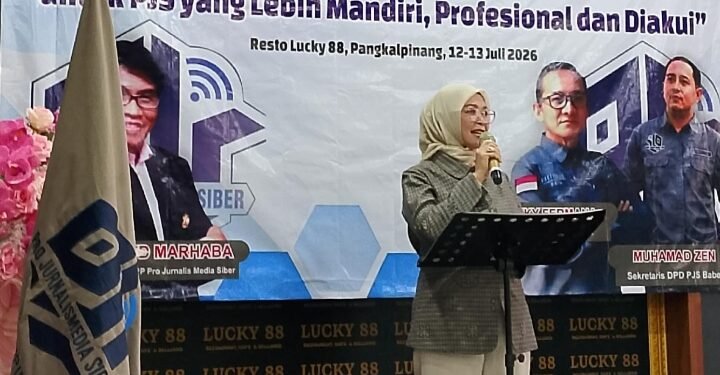 Buka Musdalub PJS Babel 2026, Kakanwil Ditjenpas Bangka Belitung Ade Agustina Dorong Pers Berkualitas dan Berintegritas