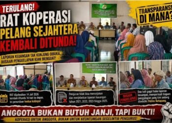 Dua Kali RAT Gagal! Laporan Keuangan Alpa, Dugaan Penggelapan Koperasi Pelanggaran Sejahtera Makin Terang