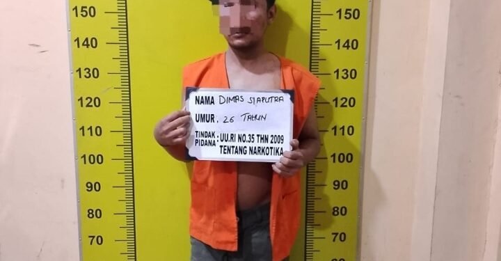 Miliki Sabu dan Coba Kabur, Seorang Pria Dibekuk Satresnarkoba Polresta Deli Serdang dan Polsek Pagar Merbau