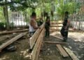 TMMD Hadir Tingkatkan Kesejahteraan Masyarakat, Satgas TMMD Ke-129 Kodim 0102/Pidie Bangun Kolam Lele di Pekarangan Warga