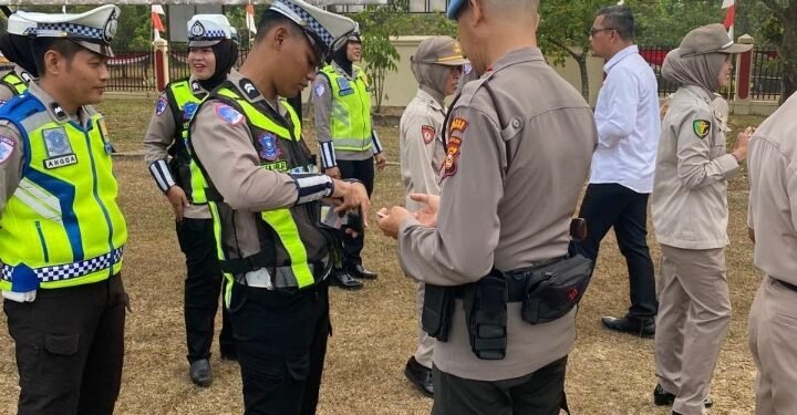 Propam Polres Banyuasin Gelar Gaktiblin, Tingkatkan Kedisiplinan dan Kepatuhan Personel