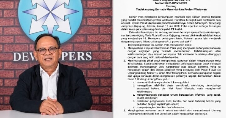 Dewan Pers Kecam Ucapan Hotman Paris yang Dinilai Merendahkan Wartawan