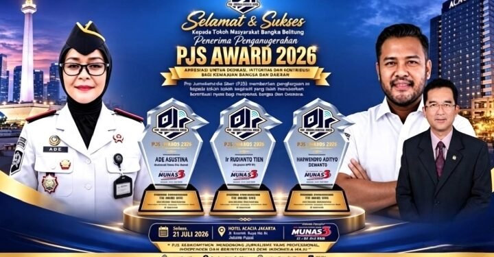 Tiga Putra-Putri Terbaik Babel Raih PJS Award 2026, Kiprah Pengabdian Daerah Bersinar di Panggung Nasional