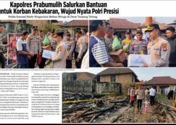Kapolres Prabumulih Salurkan Bantuan untuk Korban Kebakaran, Wujud Nyata Polri Presisi Hadir di Tengah Masyarakat