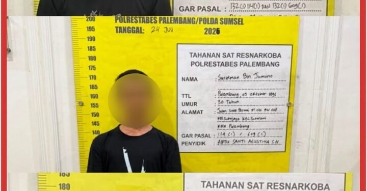 Gempur Peredaran Narkoba, Satresnarkoba Polrestabes Palembang Ringkus Tiga Pengedar Sabu