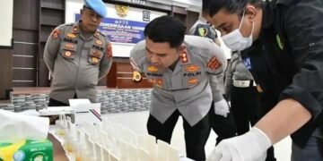 Polres Aceh Timur Jalani Tes Urine dan Pemeriksaan Ponsel