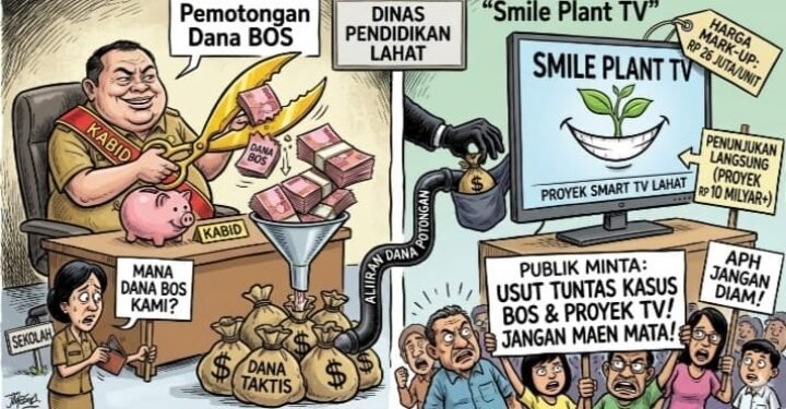APH Didesak Usut Proyek Smart TV Disdik Lahat, Pemeriksaan Kasus Dana BOS Jadi Pintu Masuk