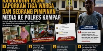 Didampingi Ketua Umum DPP AMI, Kamarudin Polisikan 4 Oknum atas Dugaan Fitnah dan Pencemaran Nama Baik