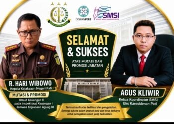 Dari Pati ke Kejagung, Agus Kliwir Apresiasi R. Hari Wibowo Emban Amanah Baru
