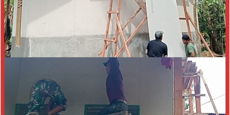 Tak Sekadar Membangun Rumah, Satgas TMMD Ke-129 Kodim 0102/Pidie Wujudkan Harapan Baru Bagi Rabumah Amin