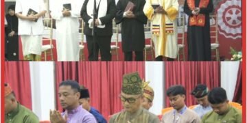 Lapas Pekanbaru Ikuti Doa Kebangsaan Lintas Agama dan Kick Off Semarak HUT ke-81 Kemerdekaan RI