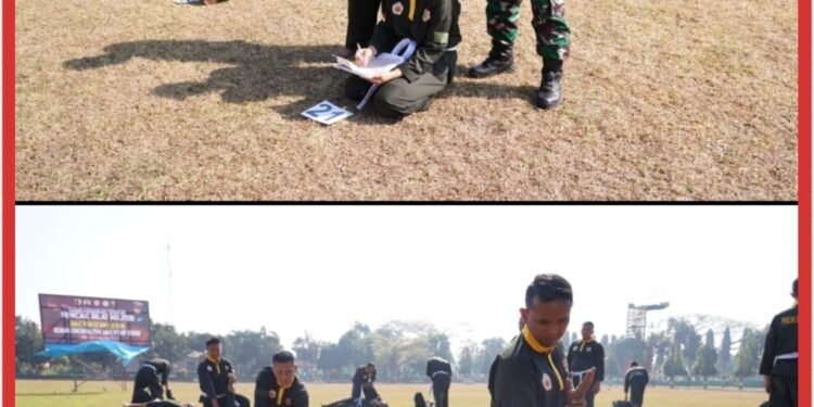 Asah Fisik Dan Mental Prajurit, Kodim 0808/Blitar Gelar Uji Kenaikan Tingkat Pencak Silat Militer