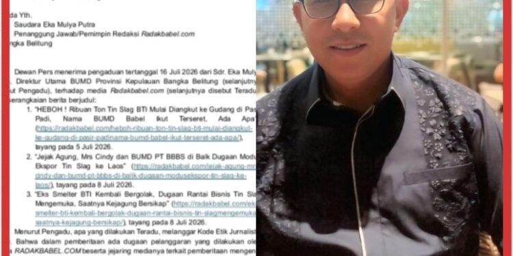Keputusan Dewan Pers Diabaikan, Eka Siapkan Gugatan Pidana Maupun Perdata terhadap Jejaring Media Radakbabel.com