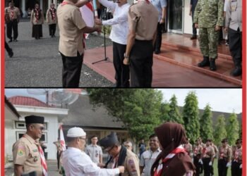 Bupati Pidie Lepas 48 Anggota Pramuka Ikuti Jambore Nasional XII di Cibubur