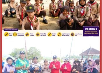 Pesta Siaga dan Kemah Teknik Pramuka Kwaran Selayar Diikuti 70 Peserta.