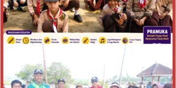 Pesta Siaga dan Kemah Teknik Pramuka Kwaran Selayar Diikuti 70 Peserta.