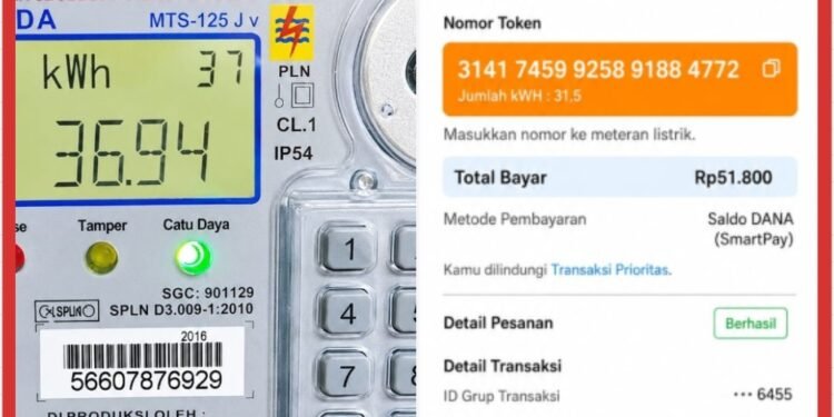 Isi Pulsa Listrik Rp50 Ribu, Warga Pertanyakan Selisih Saldo dan Jumlah kWh Yang Masuk ke Meteran
