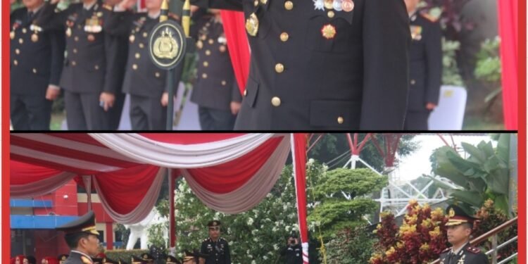 Waka Polda Sumsel Pimpin Upacara HUT ke-81 Kemerdekaan RI di Mapolda Sumsel