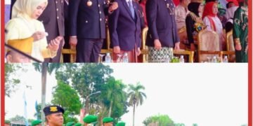 PSHT Cabang OKI Ikuti Upacara HUT ke-81 RI di Pemkab OKI