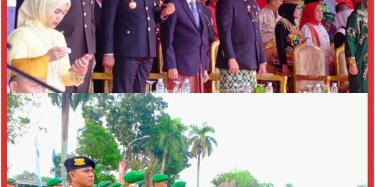 PSHT Cabang OKI Ikuti Upacara HUT ke-81 RI di Pemkab OKI