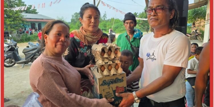 Berkat Bantuan Kapolrestabes Medan, Warga Laut Dendang Sukses Selenggarakan Perlombaan Semarak Kemerdekaan Ke-81 RI