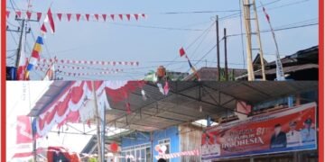 Lomba Panjat Pinang & Berbagai Lomba Meriahkan HUT RI ke-81 di Muara Lintang Lama