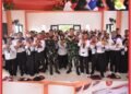 Satgas Pamtas Yonarmed 19/Bogani Berikan Materi Wawasan Kebangsaan, Tanamkan Semangat Nasionalisme Kepada Mahasiswa STKIP Entikong