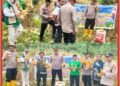 Bhabinkamtibmas Sri Gading Panen Jagung Pipil Bersama Korluh PPL dan Petani