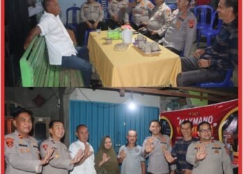 Kapolres Empat Lawang Datangi Rumah Warga, Ajak Cegah Karhutla