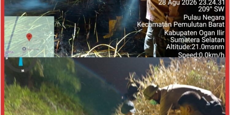 Operasi Aman Nusa II Tangani Karhutla di Pulau Negara Ogan Ilir