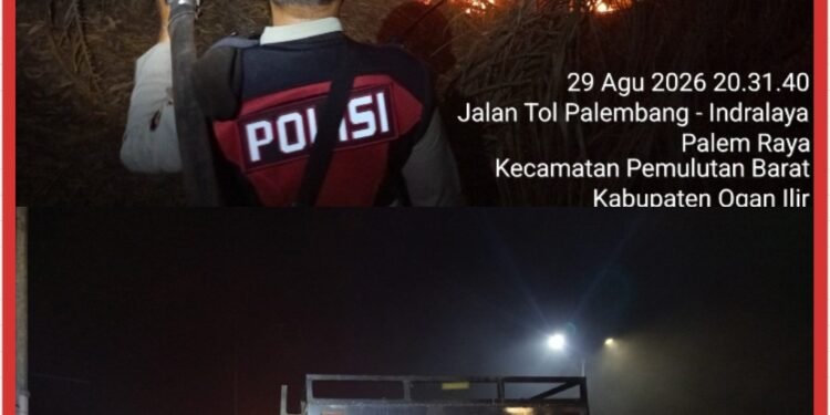Operasi Aman Nusa II Padamkan Karhutla Seluas 1 Hektare di Tol Palem Raya