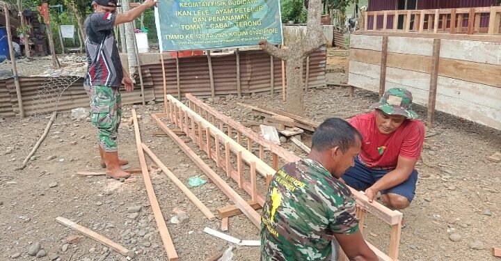 TMMD Ke-129 Kodim 0102/Pidie Hadirkan Inovasi Budidaya Terpadu untuk Tingkatkan Ekonomi Warga