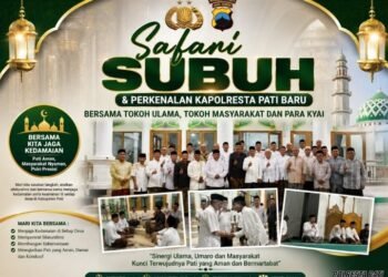 Dekat Tokoh Agama, Kapolresta Pati Perkenalkan Diri Lewat Safari Subuh
