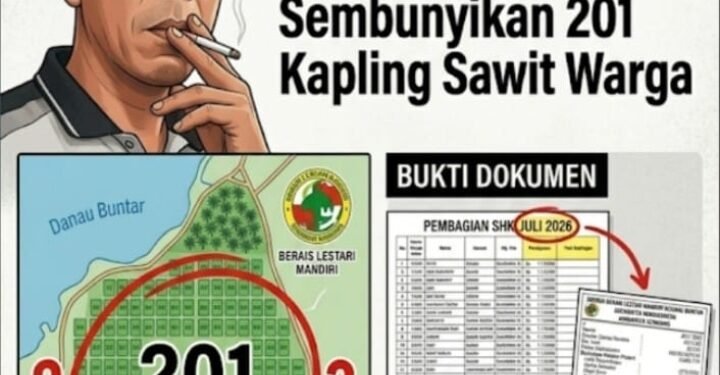 Skandal Kemitraan Sawit Ketapang? 201 Data Kapling Warga Diduga Disembunyikan, Pengurus Koperasi Jadi Sorotan