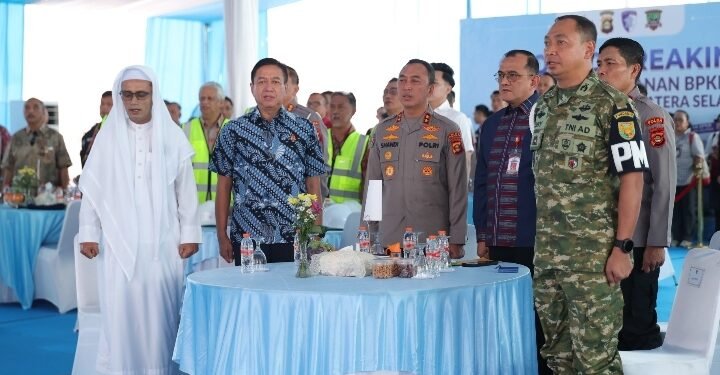 Groundbreaking Gedung Pelayanan BPKB, Polda Sumsel Perkuat Fondasi Penegakan Hukum E-TLE
