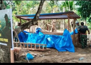 Dari Rumah Tak Layak Huni Menuju Keluarga Mandiri, TMMD ke-129 Kodim 0102/Pidie Siapkan Kolam Lele dan Kandang Ayam Petelur
